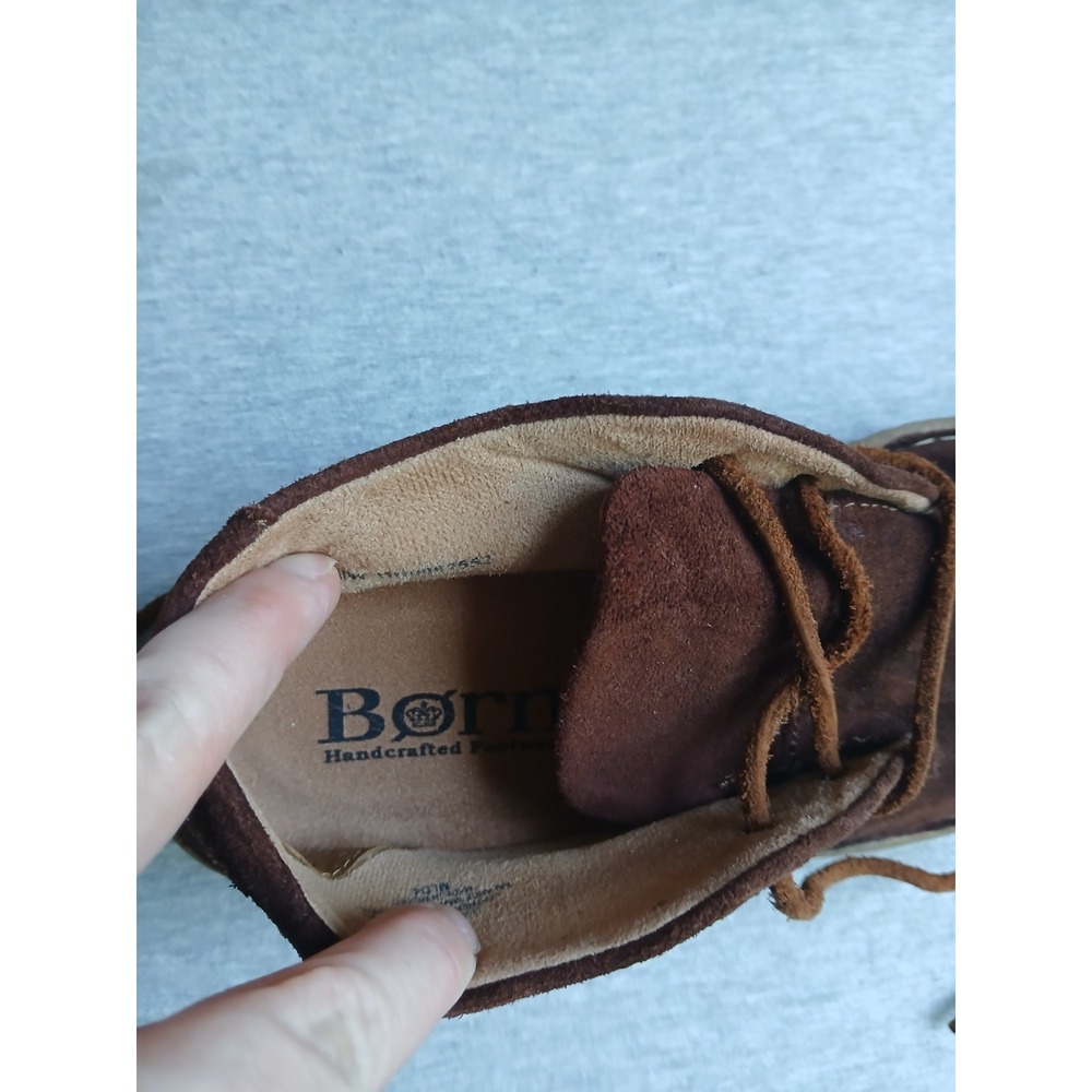 Born Boots Womens 7 / 38 Moc Toe Leather Ankle Preppy Comfort Everyday - Picture 12 of 14